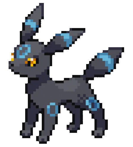 pixel art do umbreon